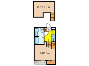 ハーモニーテラス今池南の物件間取画像